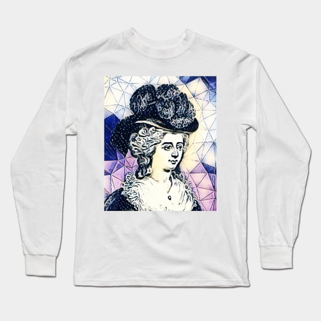 Frances Burney Portrait | Frances Burney Artwork 14 Long Sleeve T-Shirt by JustLit